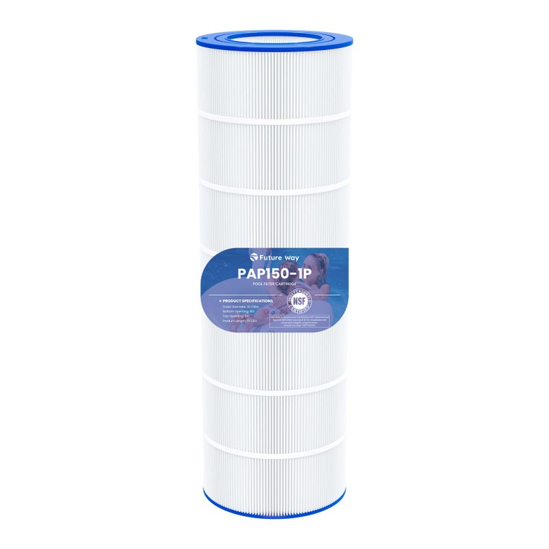 Future Way CC150 Pool Filter Cartridge Replacement for Pentair Clean & Clear 150, Replace Pleatco PAP150, Pentair R173216, Unicel C-9415, 150 sq.ft - Image 1